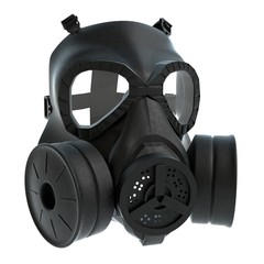 3d illustration of a gas mask - 154048184
