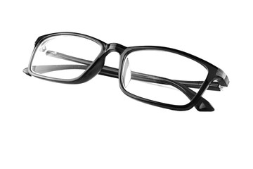 Glasses isolated on white background.