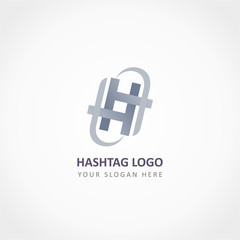 Fototapeta premium HashTag Logo