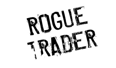 Rogue Trader rubber stamp. Grunge design with dust scratches. Effects can be easily removed for a clean, crisp look. Color is easily changed.