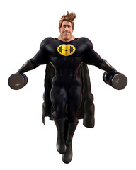 super fitness cartoon