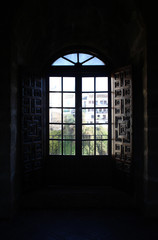 Fototapeta premium photo of vintage windows