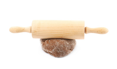 Cookie dough ball isolated