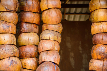 brick flowerpot and tree shop outdoor