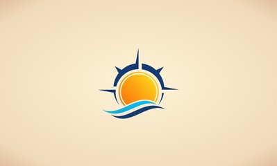 compass sea holiday logo © kun_kun