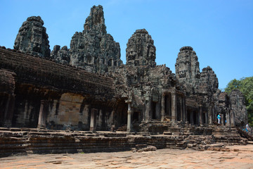 Naklejka premium Angkor Thom City in Siem Reap, Cambodia