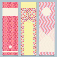 Abstract vector banners