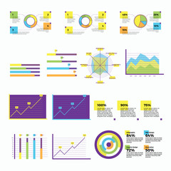 Set of Clean Modern Info graphic Elements