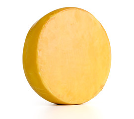 Cheese on white background. File contains a path to isolation. 