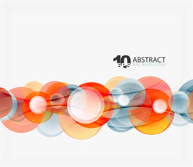 Circle vector background