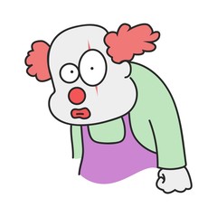 Silly Clown Cartoon