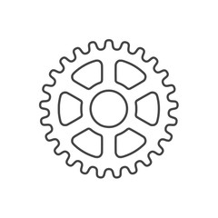 Outline gear icon