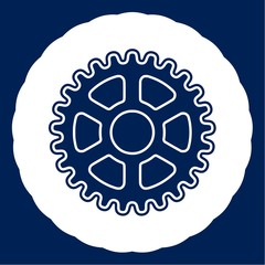 Outline gear icon