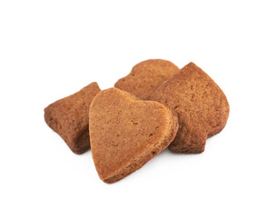 Pile of cookies isolated