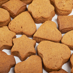 Suface coated with hand-made cookies
