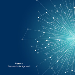 Vector geometric background