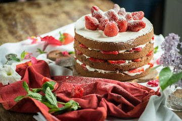 A delicious cake