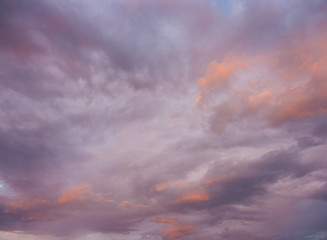 Fototapeta na wymiar colorful clouds in pastel colors