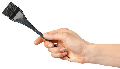 hand with make up item