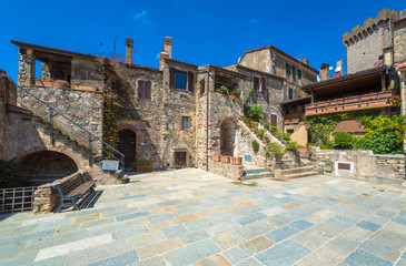 Capalbio, Italy - The historic center of the medieval town in Tuscany region, very famous...