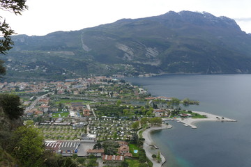 Fototapeta na wymiar Escursione a Monte Brione – Riva del Garda – Torbole 