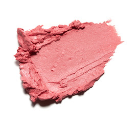 smear paint of cosmetic and beauty products