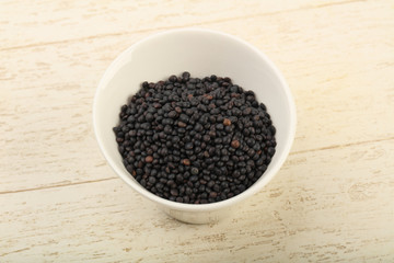Black lentils