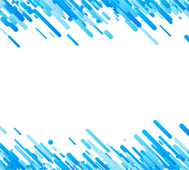 Blue abstract background on white.