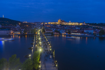 Fototapeta na wymiar Charles Bridge, Prague old town