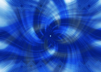 Abstract design in blue tones