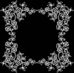 Wedding invitation. Ornamental frame. Ethnic motives. Lovely tablecloth. Bandana print. Scarf. Packaging. Oriental rug. Space for text, hand drawing