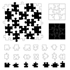 black white puzzle