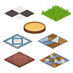 Set of different coatings for house and croft © Lady-Luck