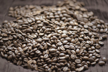 Roasted coffee beans