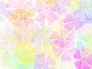abstract watercolor textured background with colorful flower