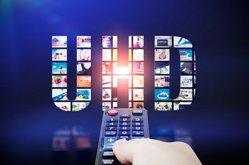 UHD Ultra High Definition 4K, 8K television technology