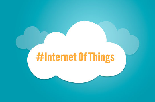 Internet of Things IoT idea cloud graphic symbol