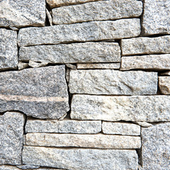 Textured pattern of a granite stone wall