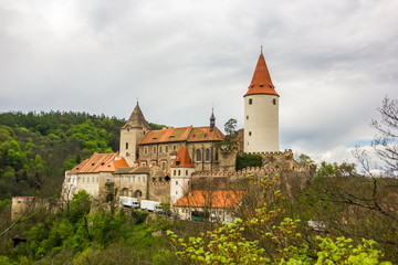 Krivoklat castle in Czech republic