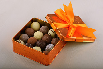 Schokoladenkollektion in einer Box