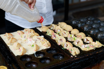 Making of Takoyaki