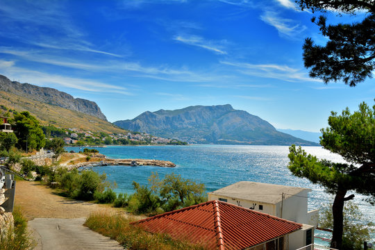 Coast of Dalmatia seen from Jadranska Magistrala - Croatia