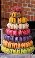 sweet multicolored macrones