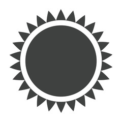 sun solar energy environmental renewable pictogram vector illustration
