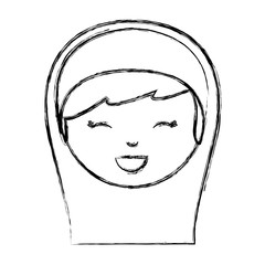 holy mary virgin character vector illustration design