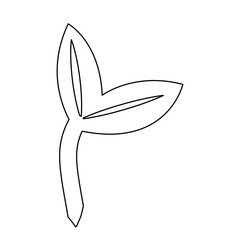 ecology nature environment plant forest line vector illustration