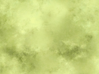 a yellow green bright background with mystical pattern and clouds 