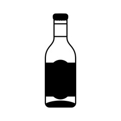 beer bottle isolated icon vector illustration design