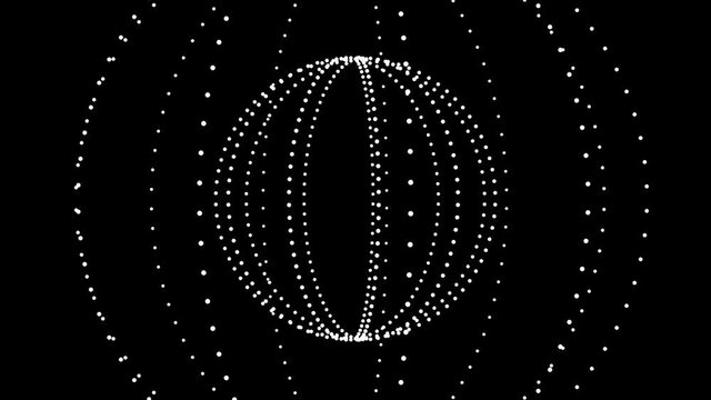4K Beautiful circle ring dot particle design,Abstract fractal point geometry.intersecting creativity,virtual artistic cosmos,dynamic perspective geometry space,whirl pinstripe structure