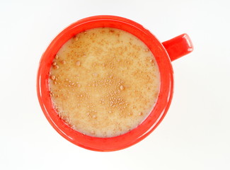 Cup with hot drink